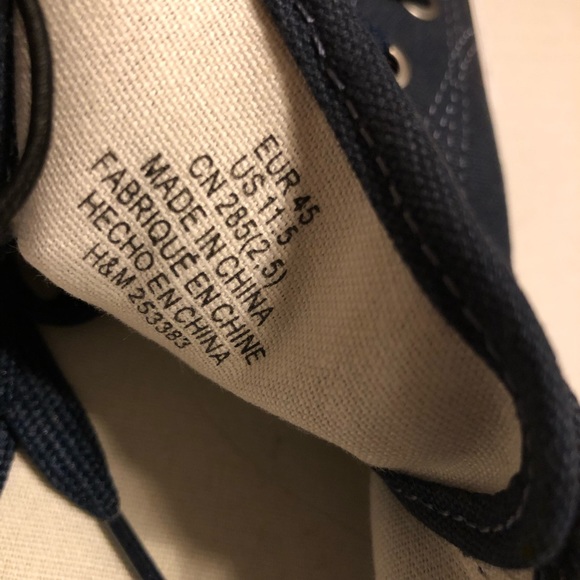 H&M Navy Blue Sneakers - Picture 5 of 8